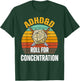 Funny Retro Cool Gaming ADHD&D Roll For Concentration Gamer T-Shirt - T-Shirt | Forest