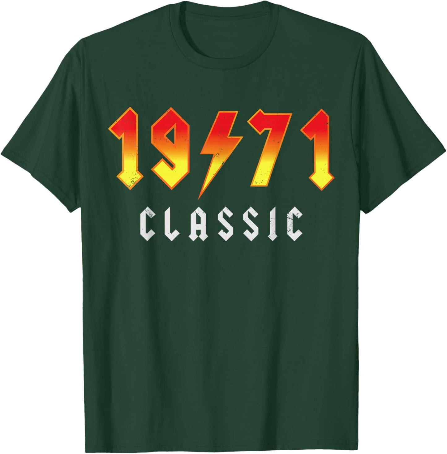 1971 Birthday Man 55th Decoration Funny 55s 55th Birthday T-Shirt - T-Shirt | Forest