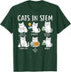 Funny Science Meme Cats In Stem Scientist Nerd Cat Lover T-Shirt - T-Shirt | Forest