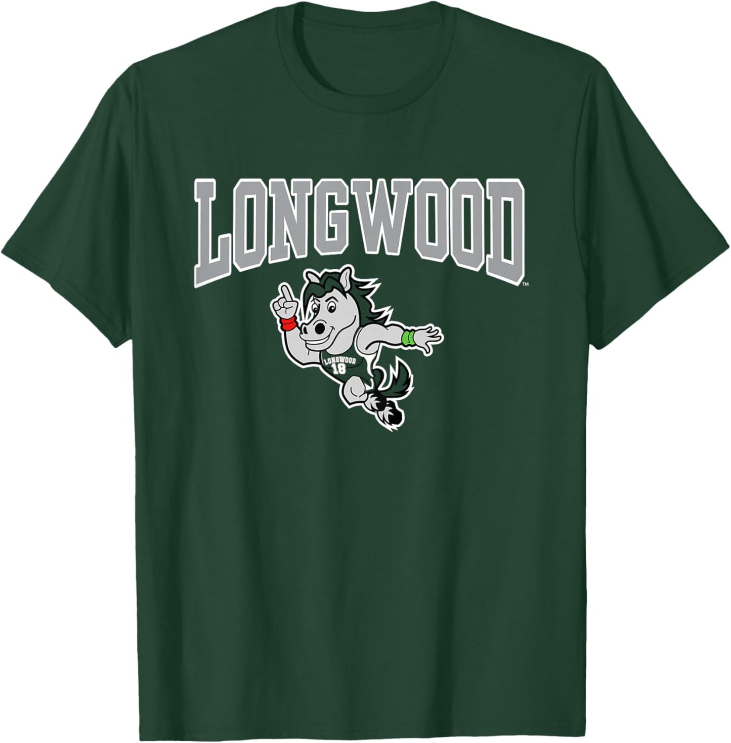 Kids Longwood Lancers Kids Elwood Mascot Navy Officially Licensed T-Shirt - T-Shirt | Forest