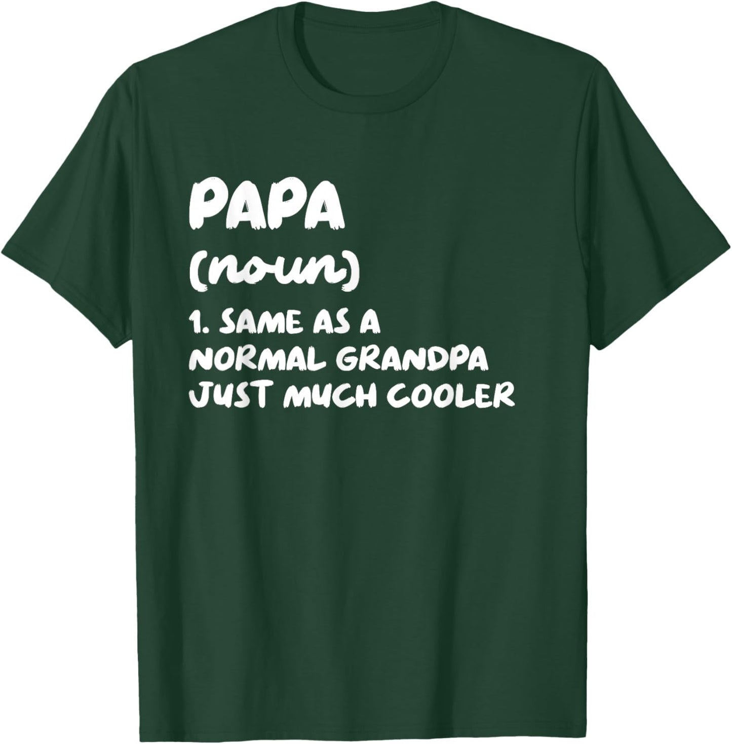Papa Definition Funny Dad Grandpa T-Shirt - T-Shirt | Forest