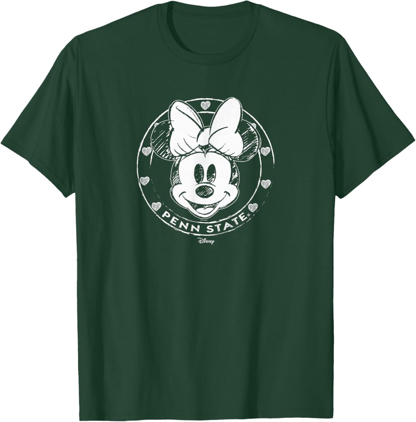 Penn State Nittany Lions Minnie Mouse Sketch Navy T-Shirt - T-Shirt | Forest