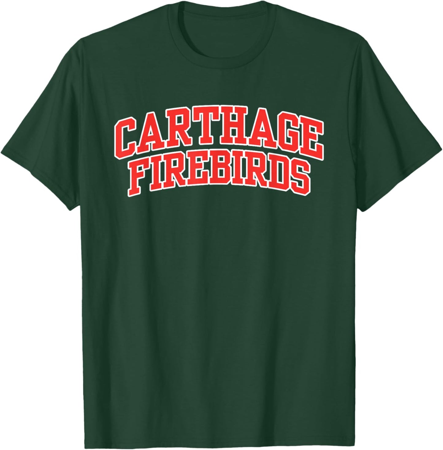 Carthage College Firebirds Apparel Sports Fan T-Shirt - T-Shirt | Forest