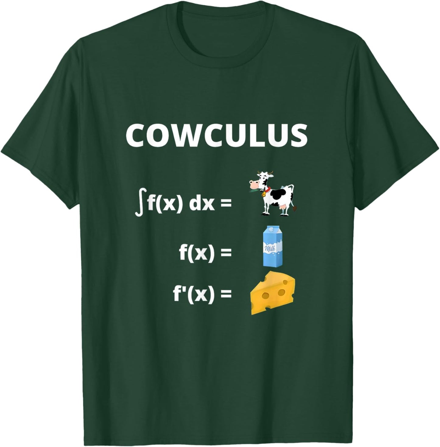 Funny Maths Cowculus Math Cows Product T-Shirt - T-Shirt | Forest