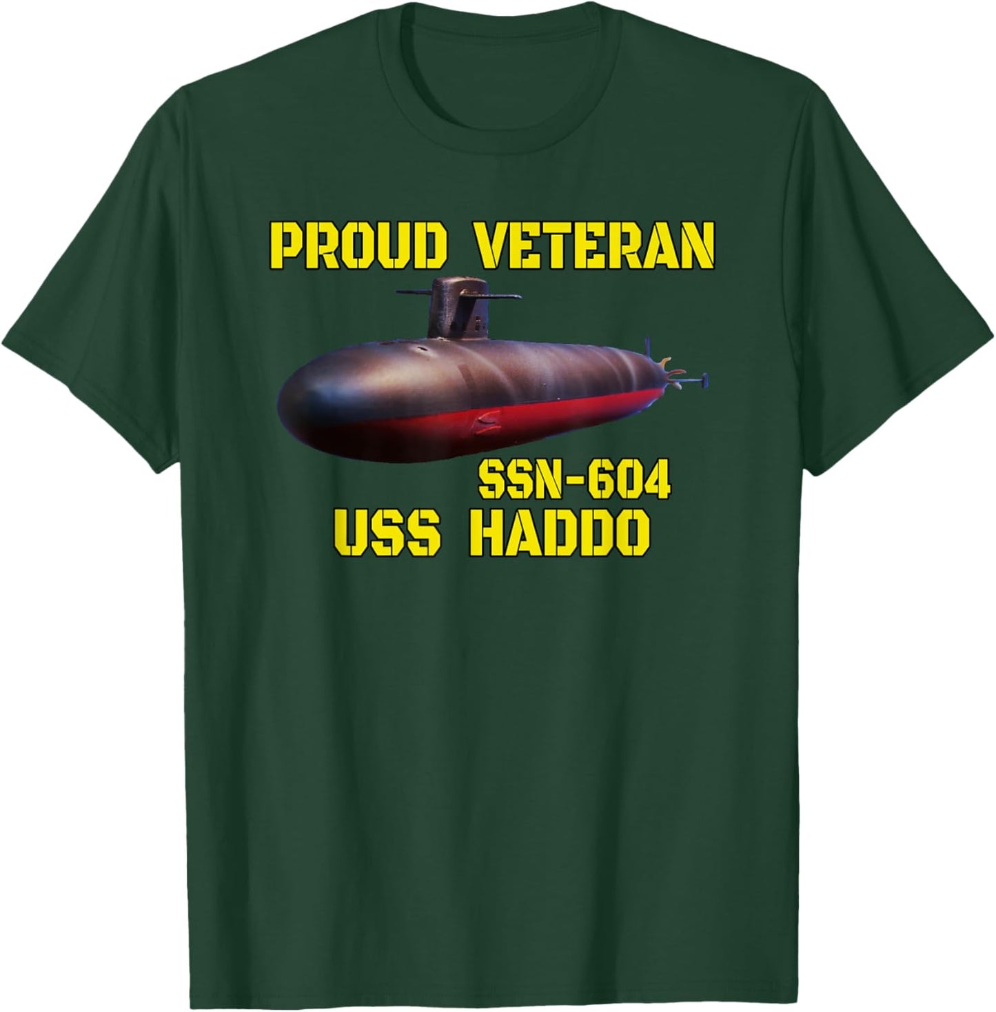 USS Haddo SSN-604 Submarine Veterans Day Father Grandpa T-Shirt - T-Shirt | Forest