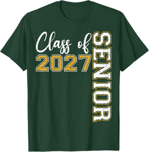 Class of 2027 Senior Graduation Funny Graduate T-Shirt - T-Shirt | Forest