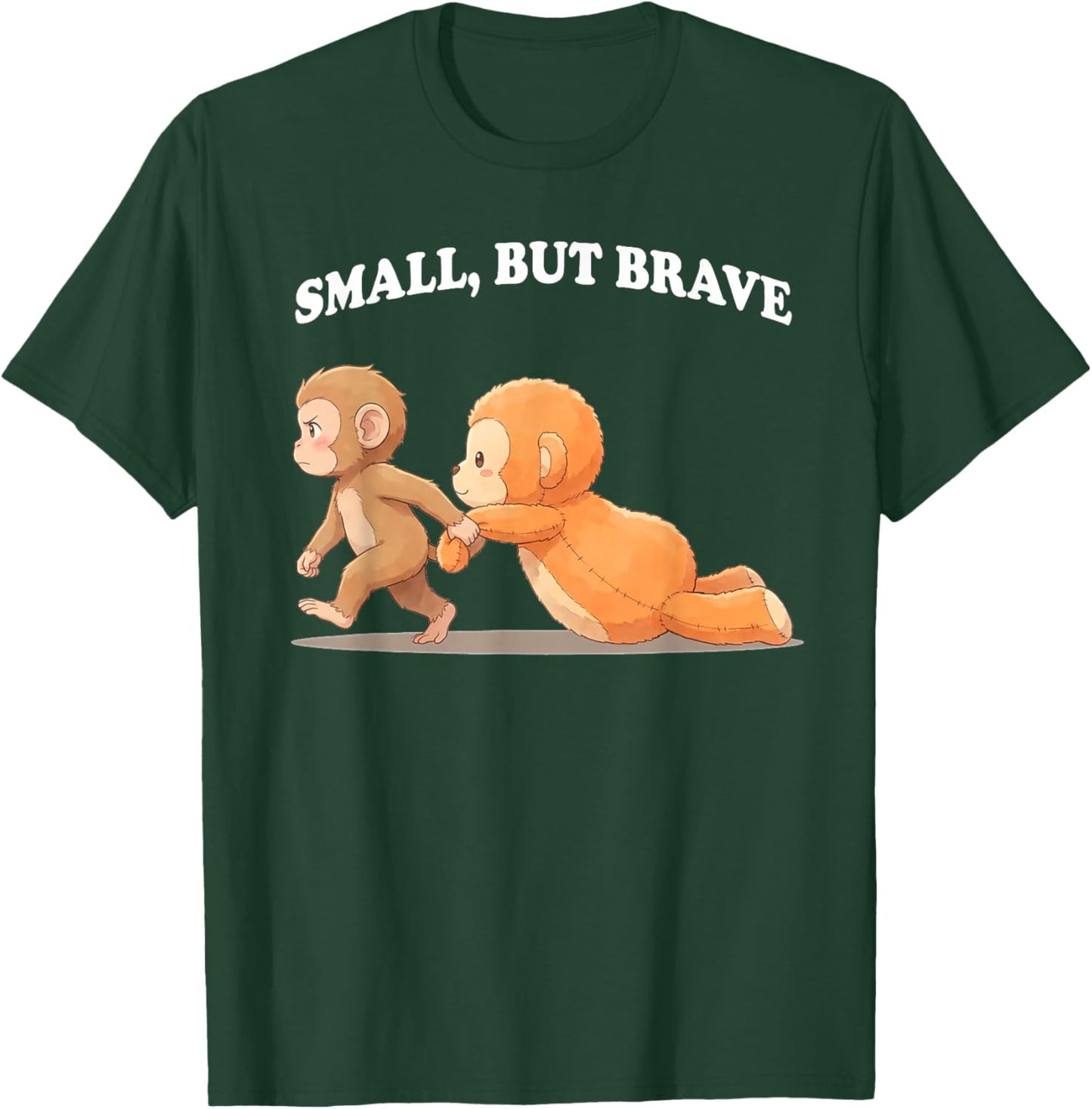 Cute Baby Monkey Punch Brave Punch Kun T-Shirt - T-Shirt | Forest