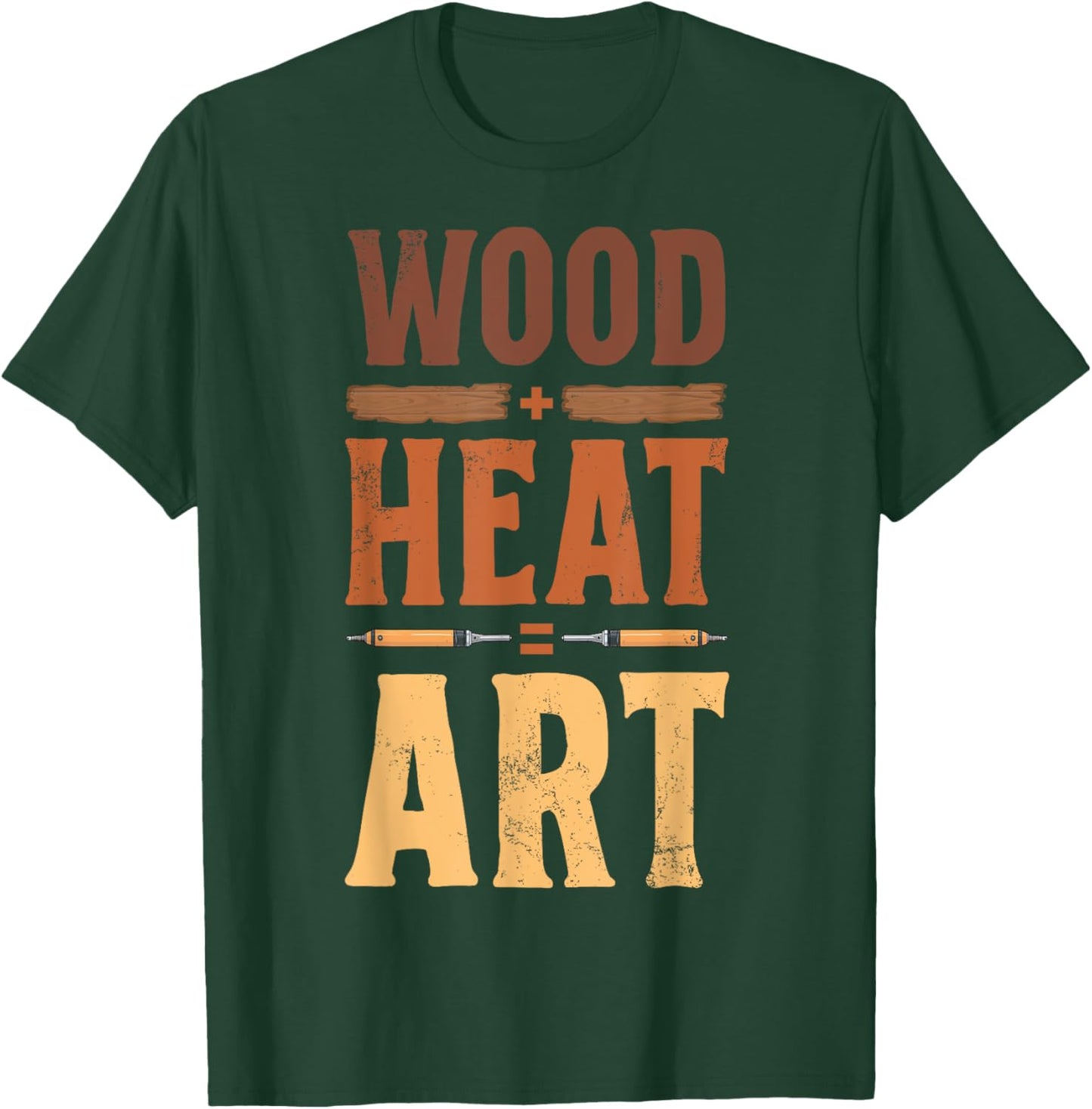Pyrography and Pyrogravur T-Shirt - T-Shirt | Forest