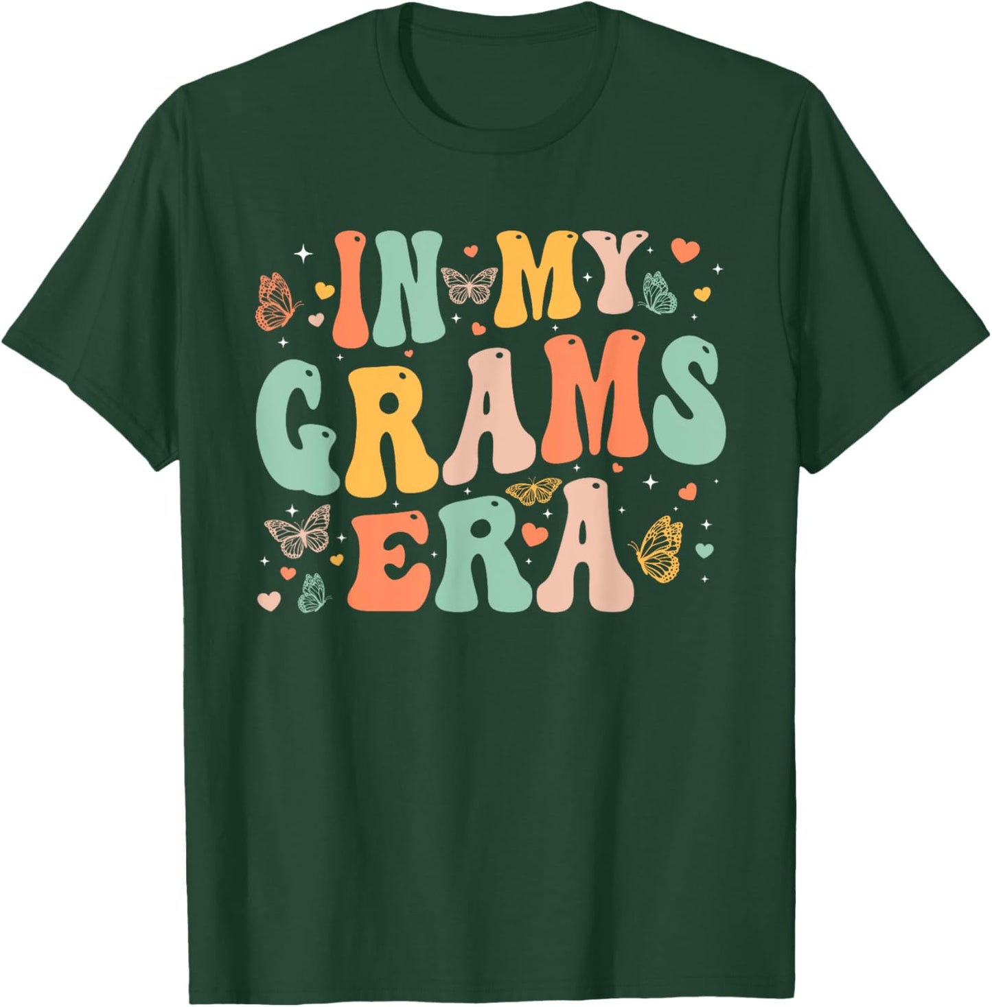Retro Groovy In My Grams Era Mother's Day Gifts Women T-Shirt - T-Shirt | Forest