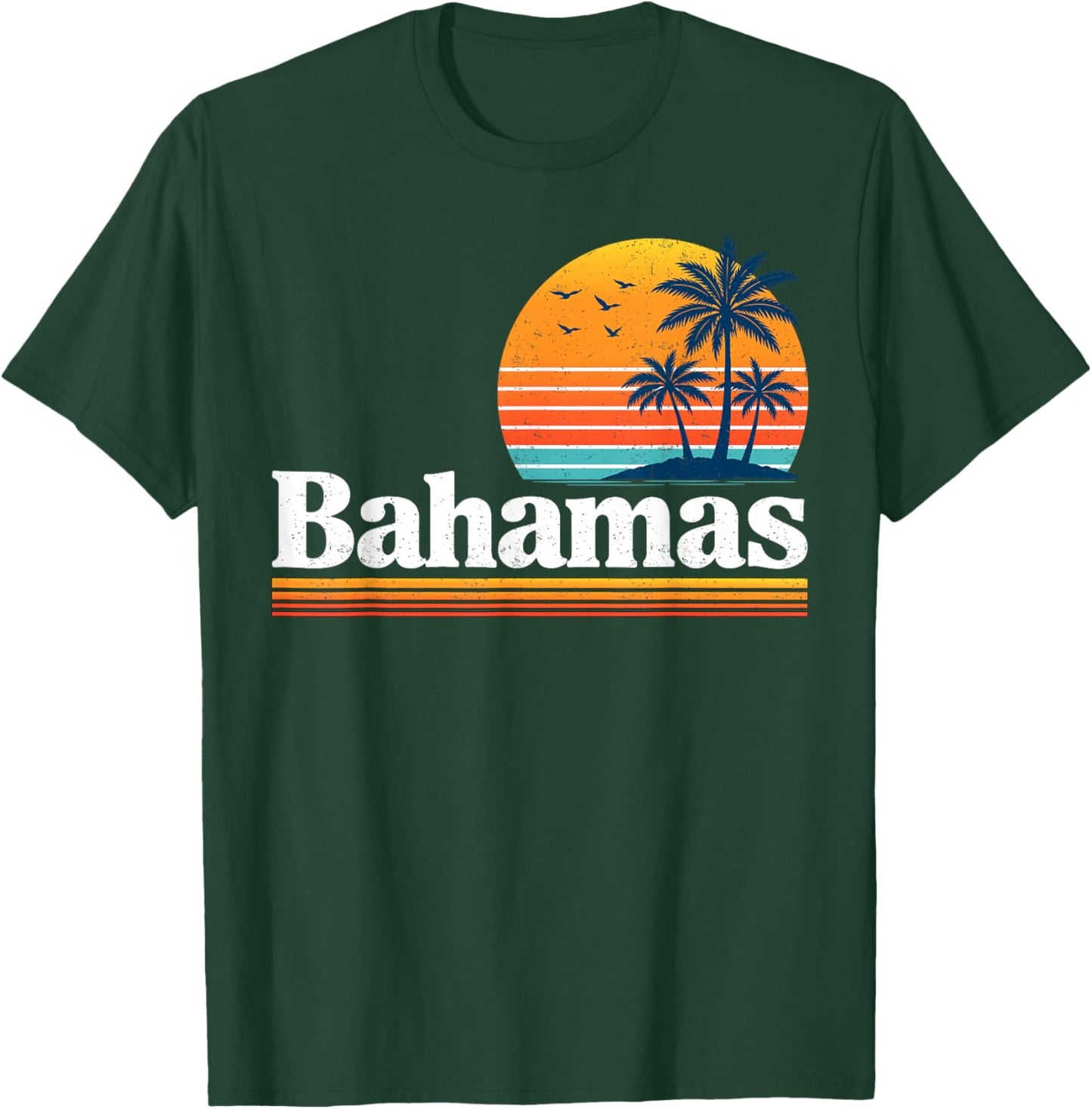 Voyage rétro aux Bahamas T-Shirt - T-Shirt | Forest