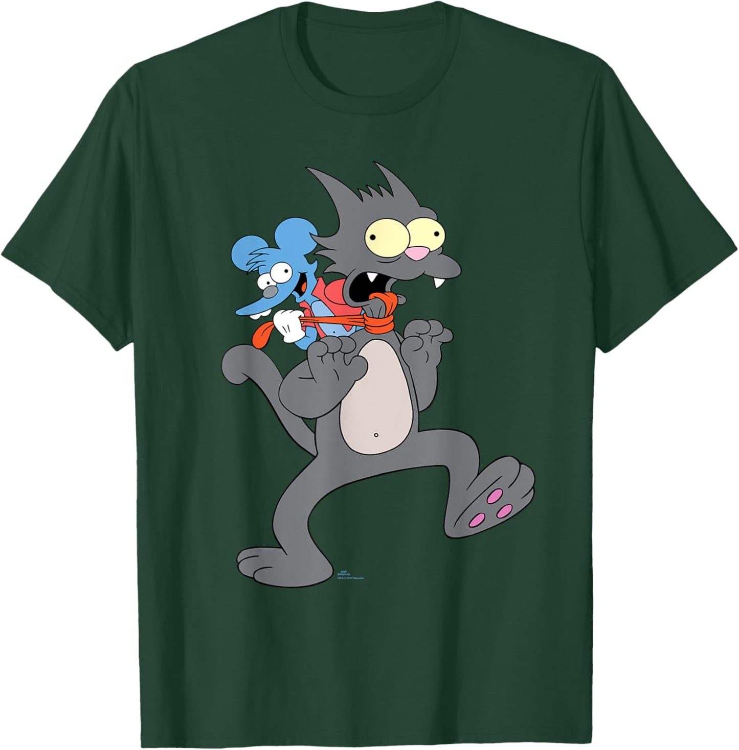 The Simpsons Itchy & Scratchy Show Funny Valentine’s Day T-Shirt - T-Shirt | Forest