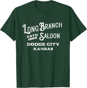 Long Branch Saloon Dodge City, Kansas T-Shirt - T-Shirt | Forest