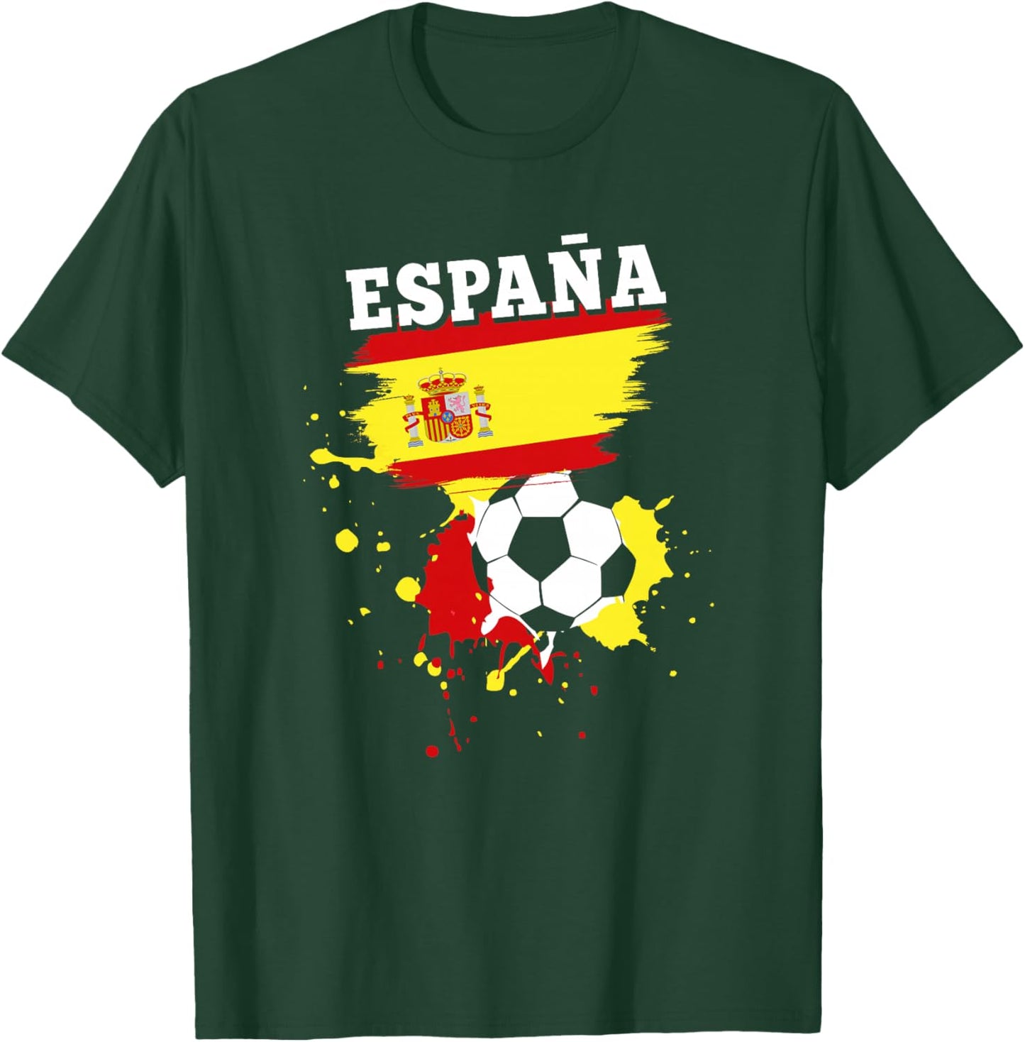 Supporter Fan Football Espagnol Maillot Drapeau d'Espagne Haut de Gamme T-Shirt - T-Shirt | Forest