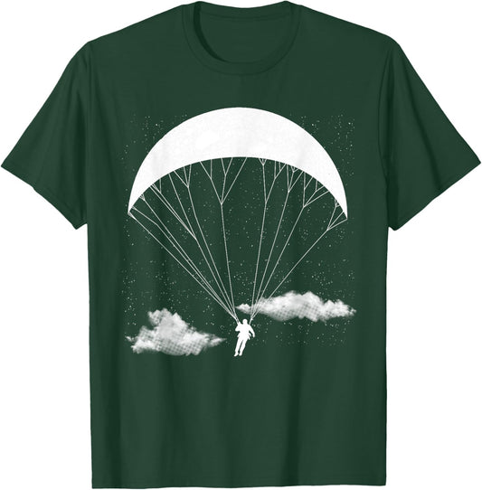 Paragliding Art Women Paraglide Paramotor Paraglider T-Shirt - T-Shirt | Forest