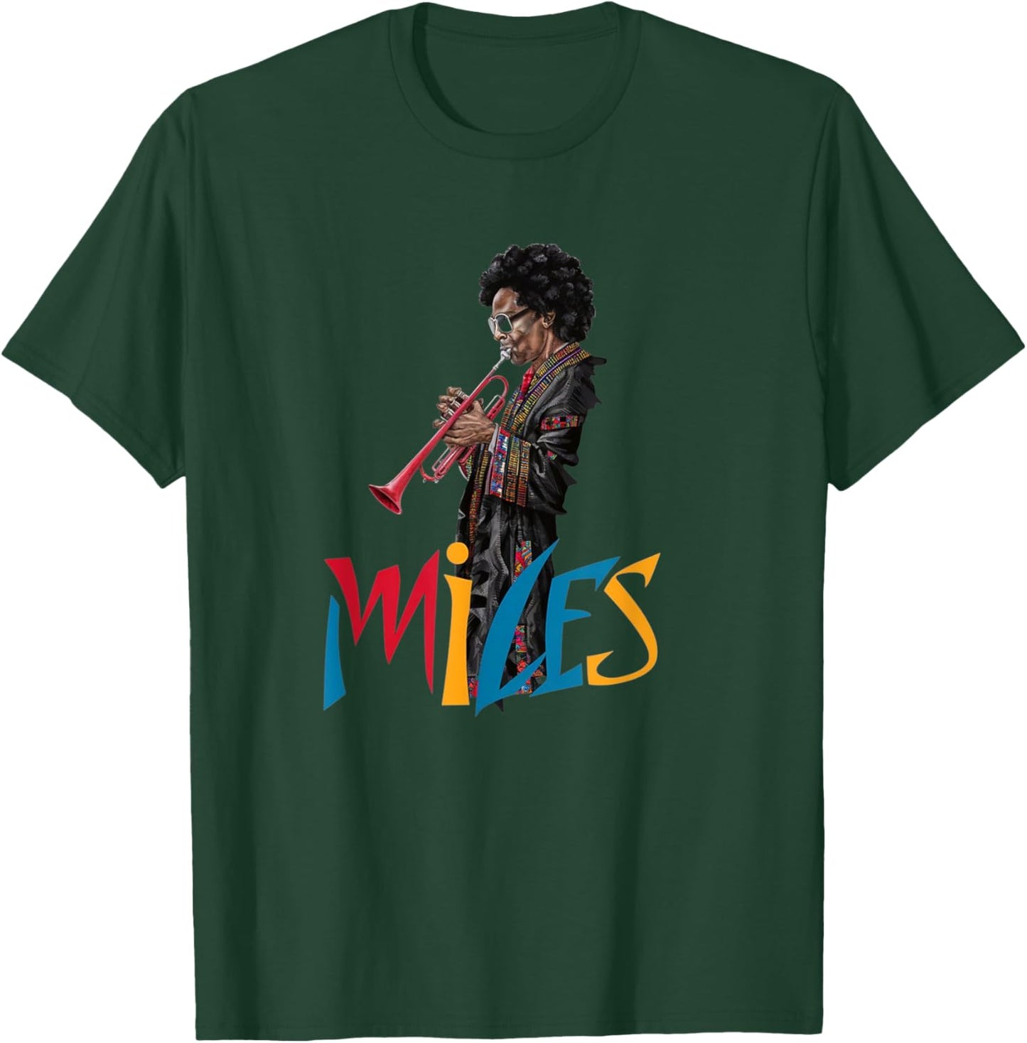 Jazz Funk & Soul - Afro Retro Vintage Music T-Shirt - T-Shirt | Forest