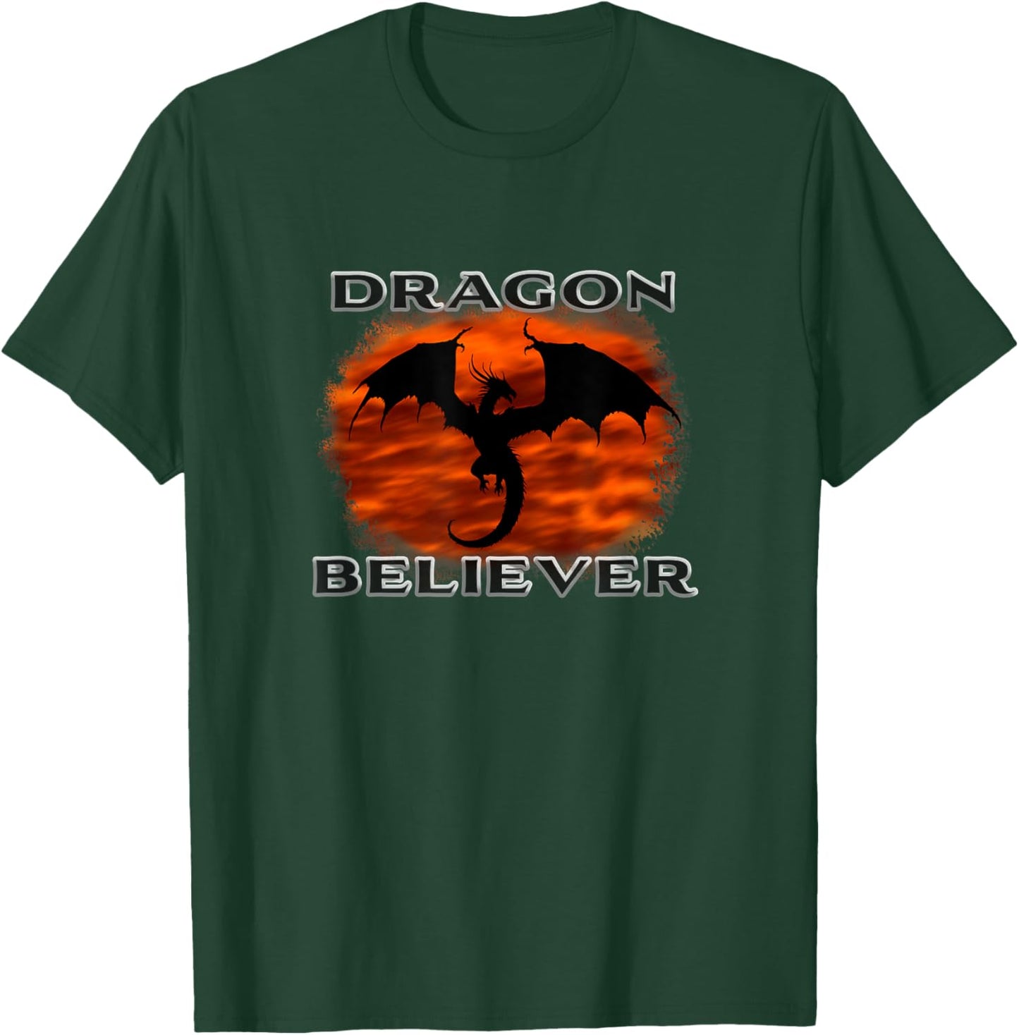 Dragon Believer Rogan Meme Trolling the View with Funny T-Shirt - T-Shirt | Forest
