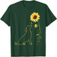 Dog Sunflower, Cute Dog Sunshine Dog Lover | Dog Owner T-Shirt - T-Shirt | Forest