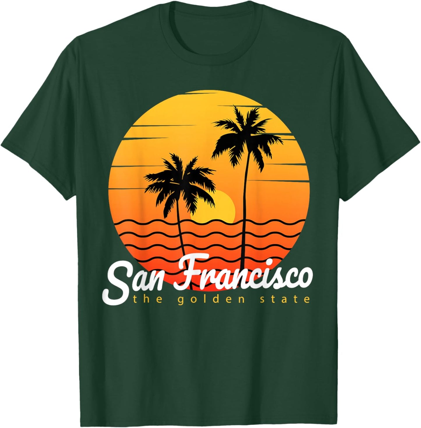 San Francisco Family Trip California State SF City Souvenir T-Shirt - T-Shirt | Forest