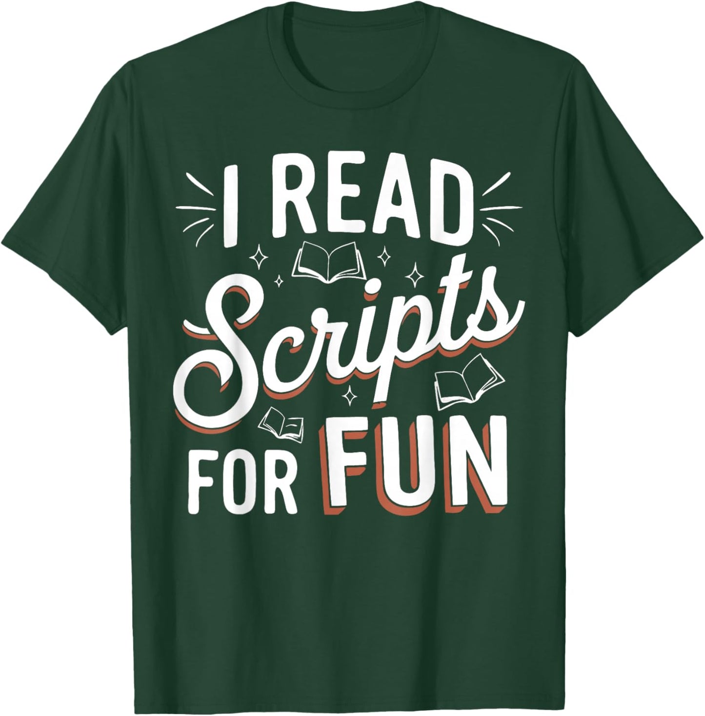 Theater Drama Teacher Scripts Funny Theatre T-Shirt - T-Shirt | Forest