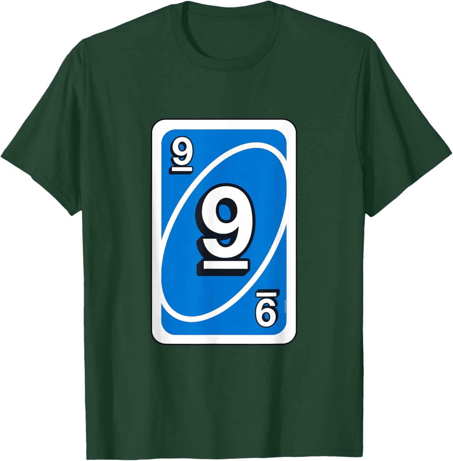 UNO Halloween Blue 9" Card T-Shirt - T-Shirt | Forest