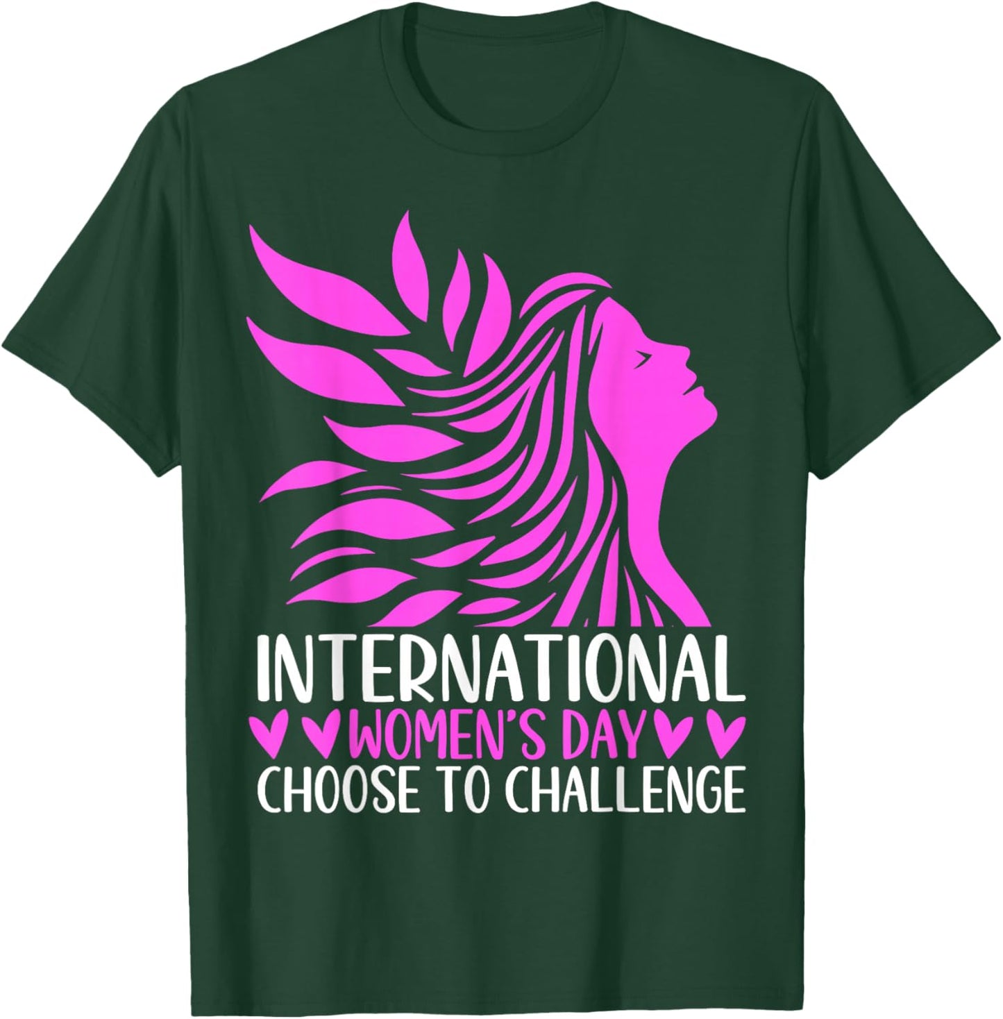 International Women's Day Choose to Challenge T-Shirt - T-Shirt | Forest