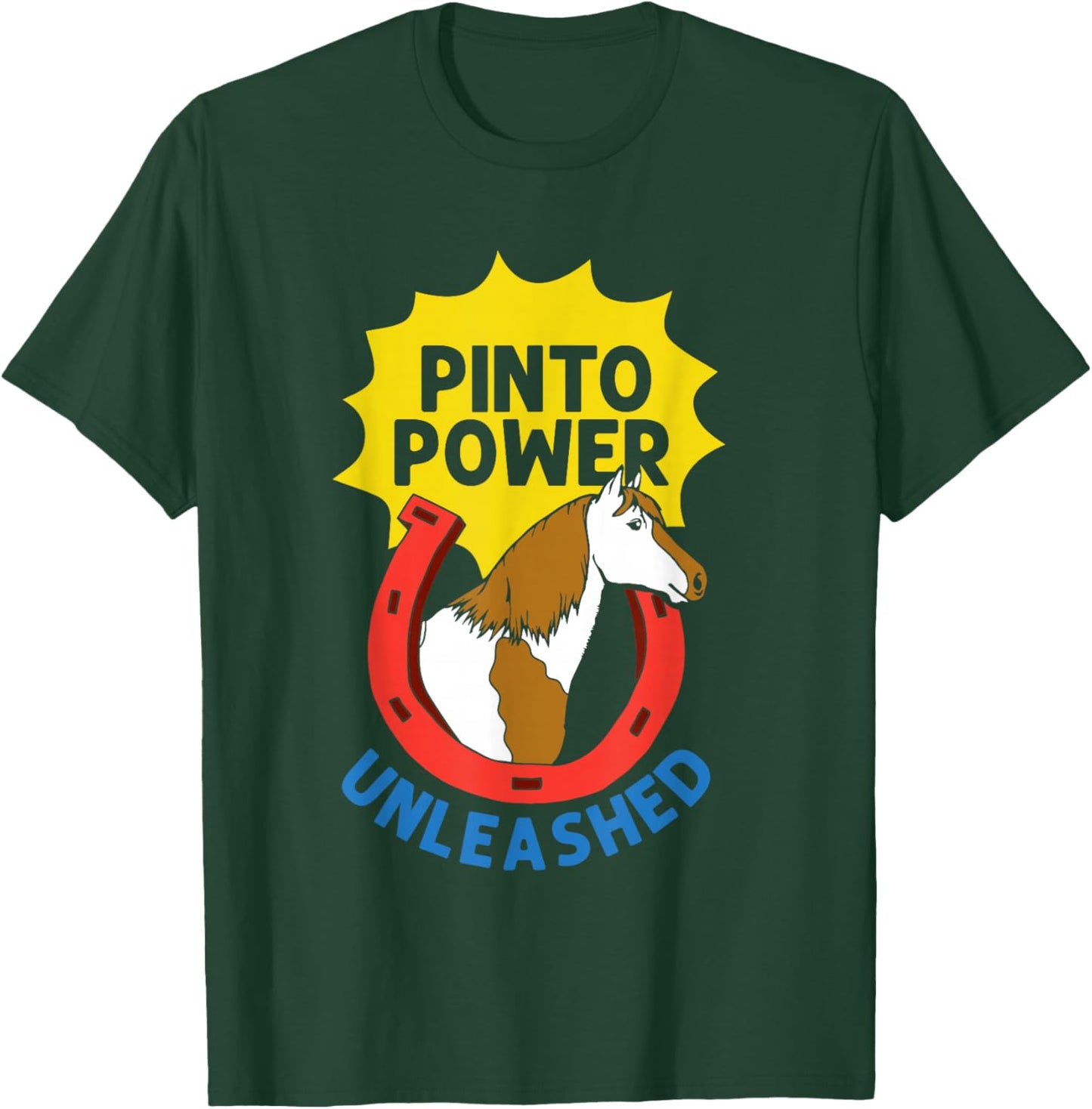Pinto Horse Outfit and Pinto Horse T-Shirt - T-Shirt | Forest