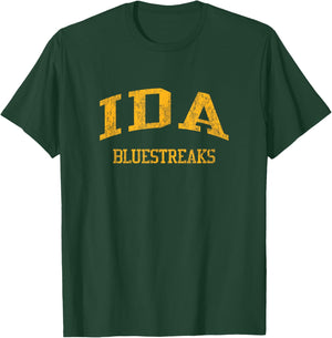 Ida High School HS Ida MI Vintage Sports T-Shirt - T-Shirt | Forest