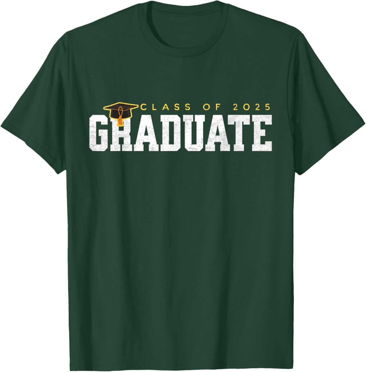 Class of 2025 Funny Graduation Seniors High School Graduate T-Shirt - T-Shirt | Forest