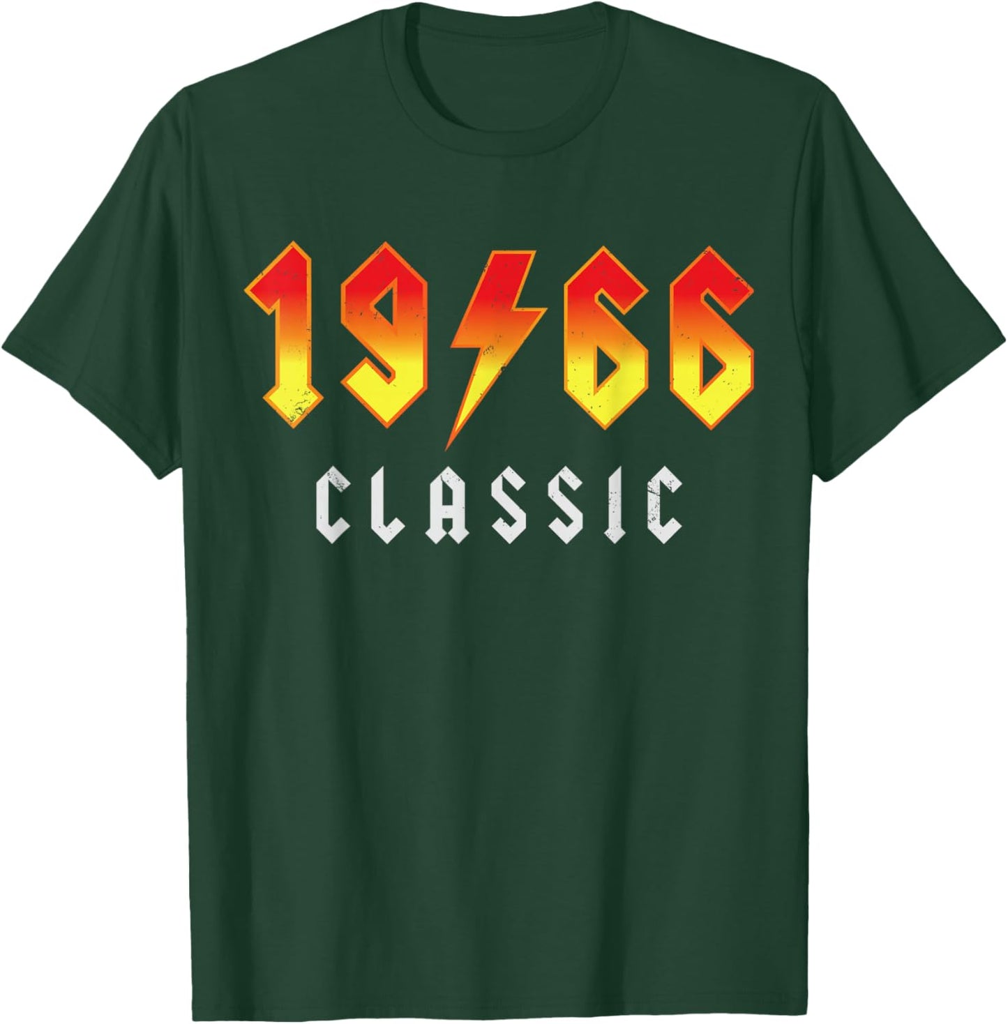 1966 Birthday Man 60th Decoration Funny 60s 60th Birthday T-Shirt - T-Shirt | Forest