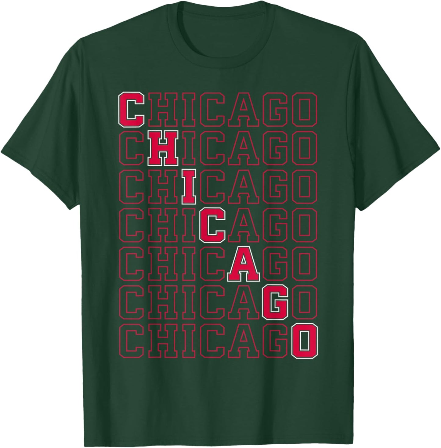 Retro Chicago T-Shirt - T-Shirt | Forest