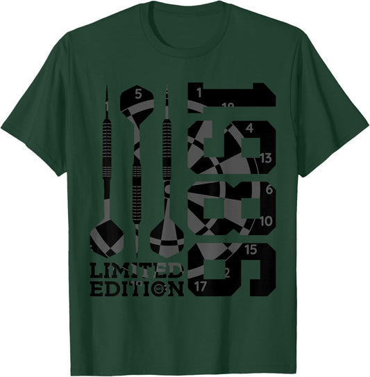 Limited Edition 1986 Darts 40th Birthday T-Shirt - T-Shirt | Forest