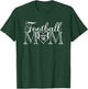 Football Mom Number 40 Football Heart #40 Game Day T-Shirt - T-Shirt | Forest