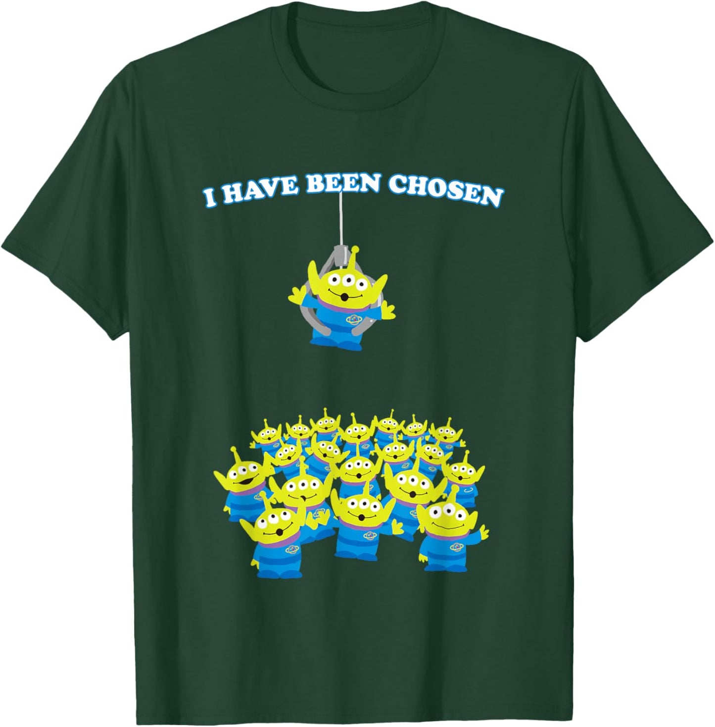Disney Pixar Toy Story I Have Been Chosen Cute Aliens Logo T-Shirt - T-Shirt | Forest