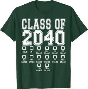 Class of 2040 grow with me T-Shirt - T-Shirt | Forest
