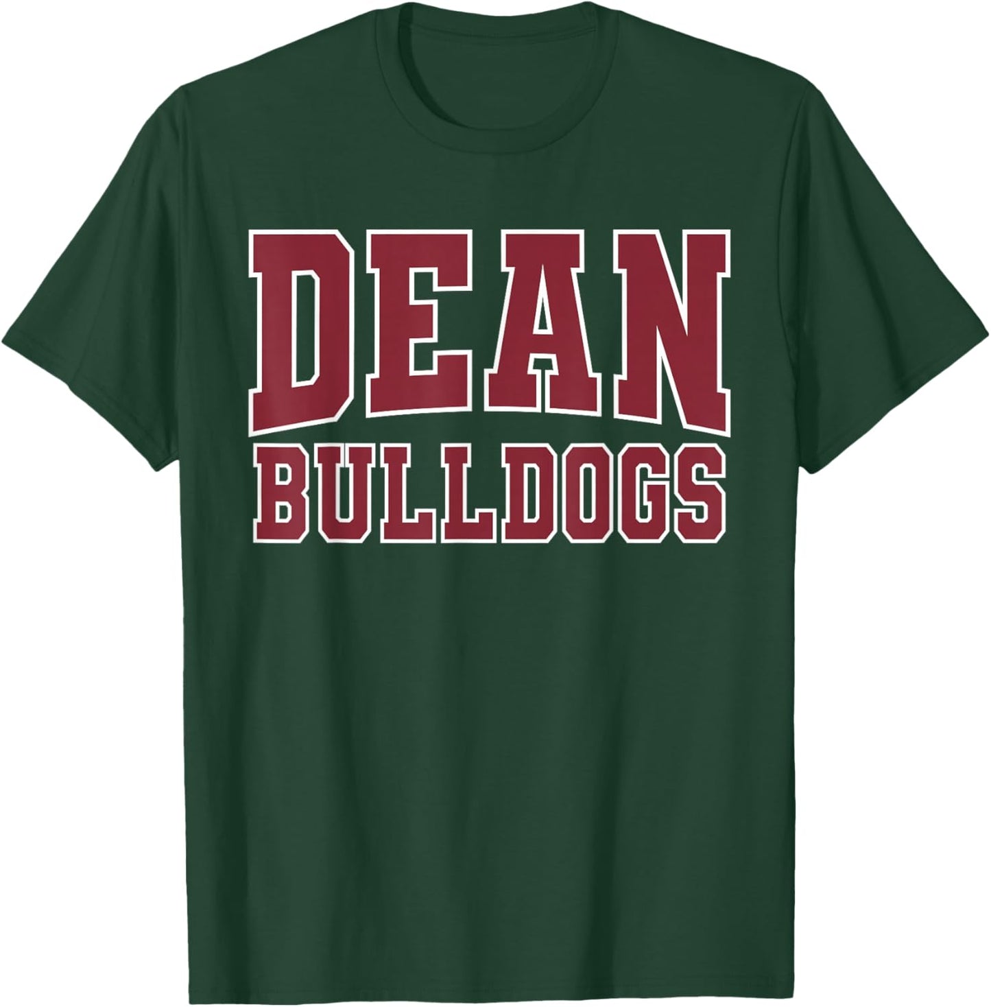 Dean College Bulldogs Apparel Sports Fan T-Shirt - T-Shirt | Forest