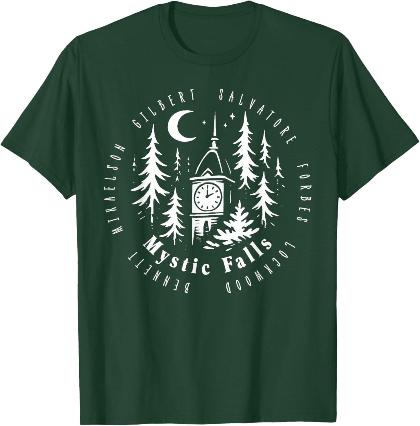Mystic Falls Nature Lovers Outdoor Enthusiasts Adventure T-Shirt - T-Shirt | Forest