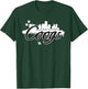 University of Houston Black Out Skyline | Houston Cougars T-Shirt - T-Shirt | Forest
