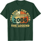 Humor Vintage 2006 February Gift 20 Years Birthday T-Shirt - T-Shirt | Forest