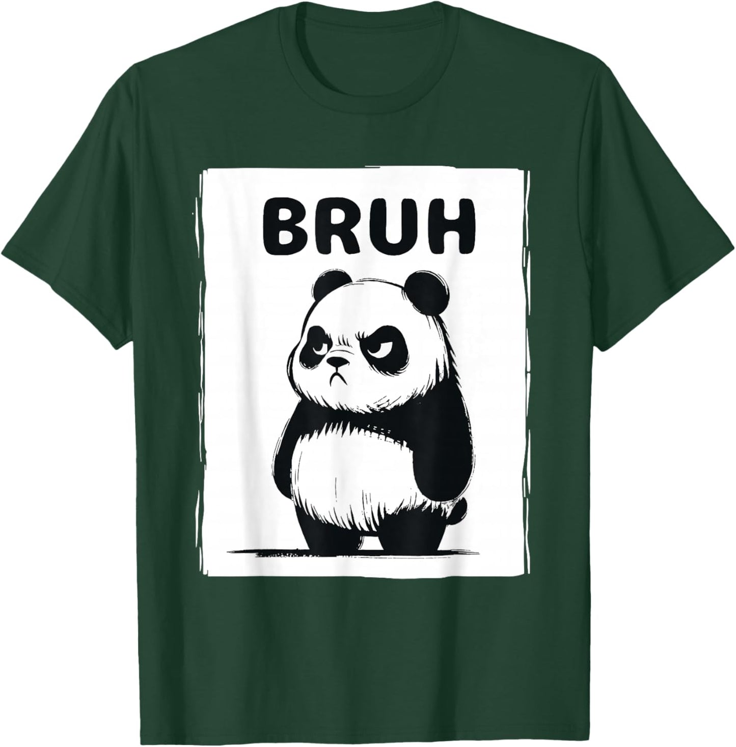 Cool Bruh Panda Men Women Kids Teens Funny Panda T-Shirt - T-Shirt | Forest