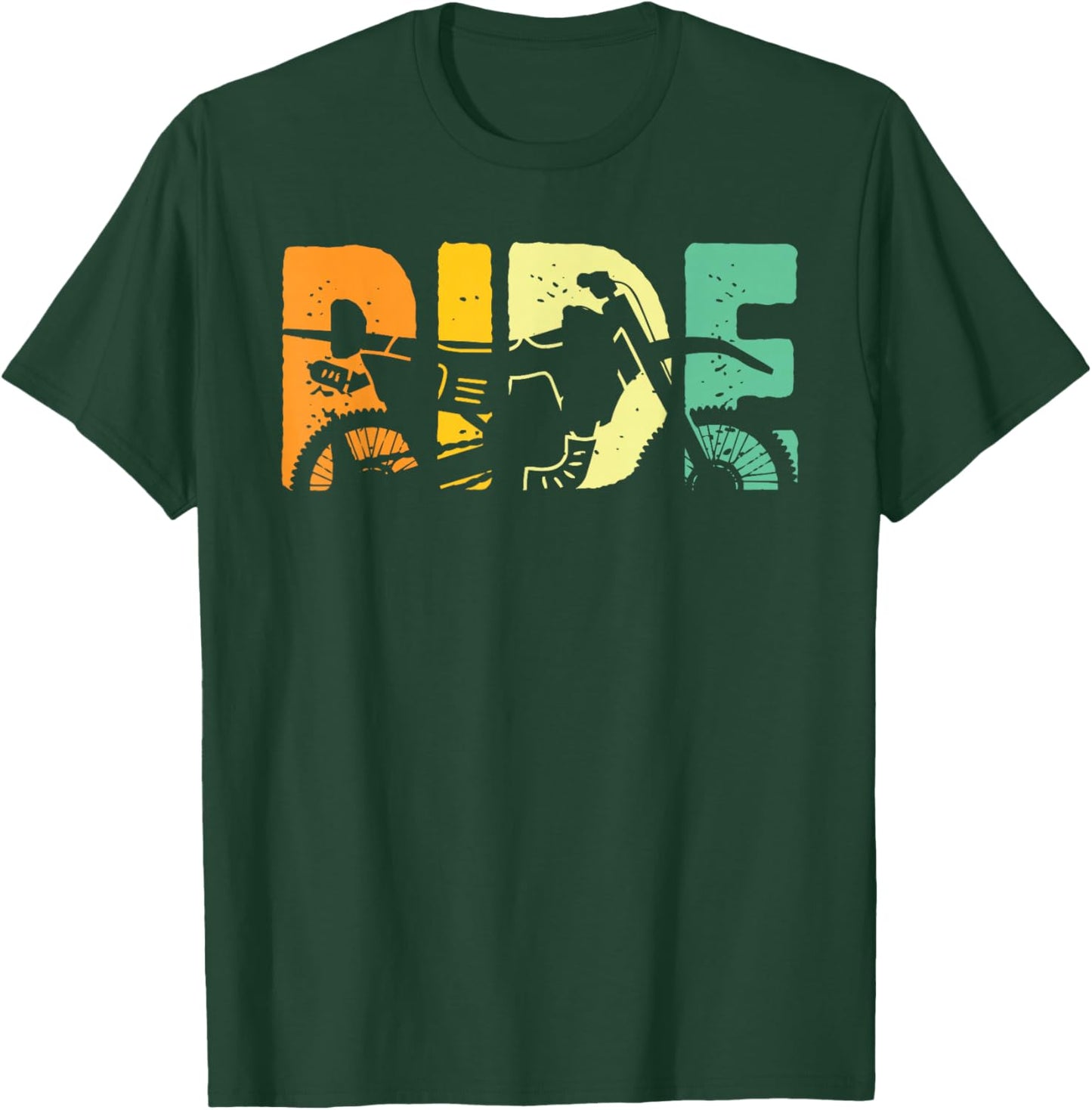 Dirt Bike Motocross Apparel - Motocross Dirt Bike T-Shirt - T-Shirt | Forest