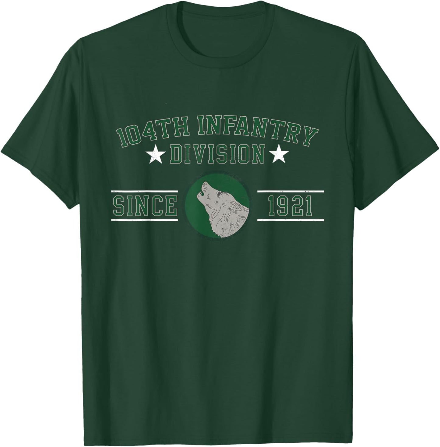 104th Infantry Division Veteran Military Father Day Xmas T-Shirt - T-Shirt | Forest