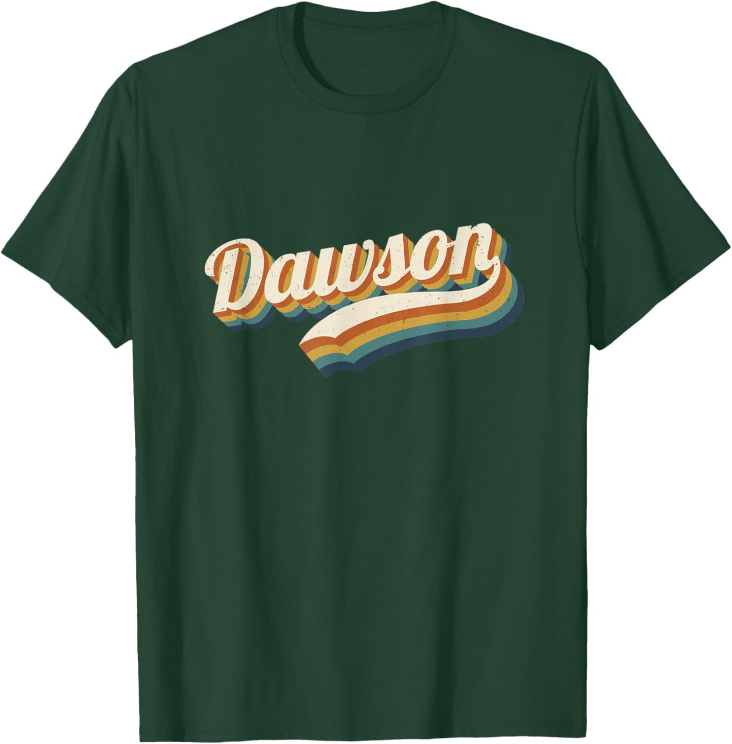 Vintage Dawson Custom Name Dawson T-Shirt - T-Shirt | Forest