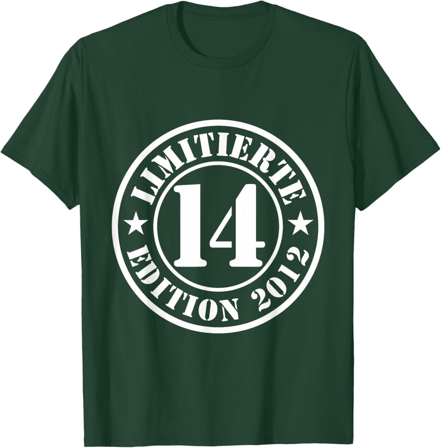 14. Geburtstag Junge Mädchen Limited Edition 2012 Jahre T-Shirt - T-Shirt | Forest