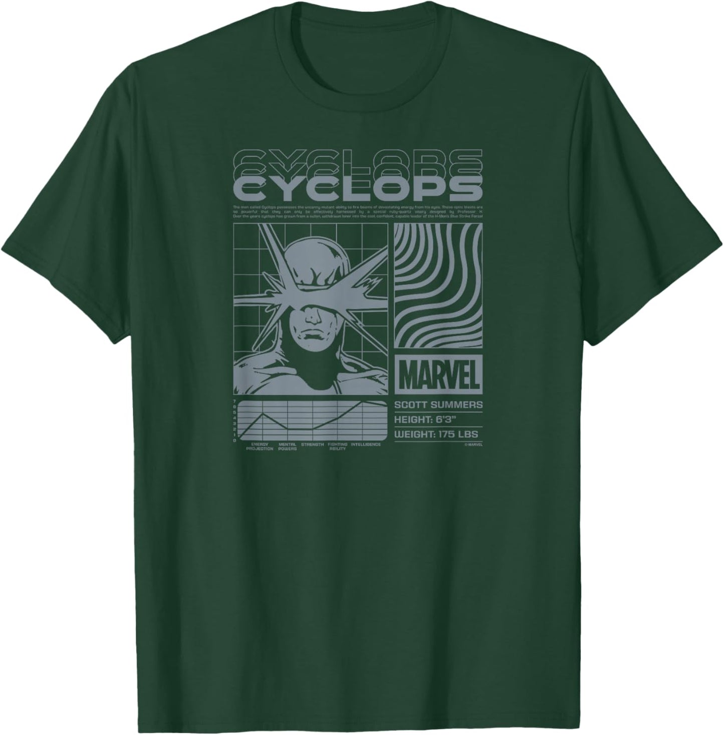 X-Men - Cyclops Digital T-Shirt - T-Shirt | Forest