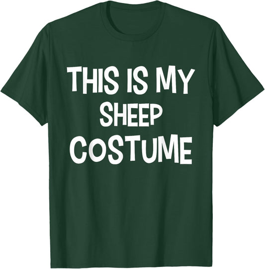 This is My Sheep Costume Halloween Simple Costume T-Shirt - T-Shirt | Forest