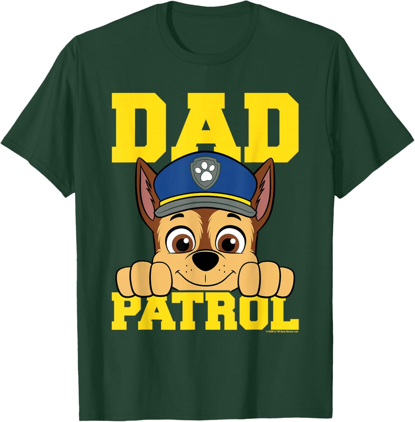 Paw Patrol Father's Day Dad Patrol T-Shirt - T-Shirt | Forest