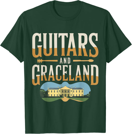 Memphis Guitar Graceland of Tennessee T-Shirt - T-Shirt | Forest