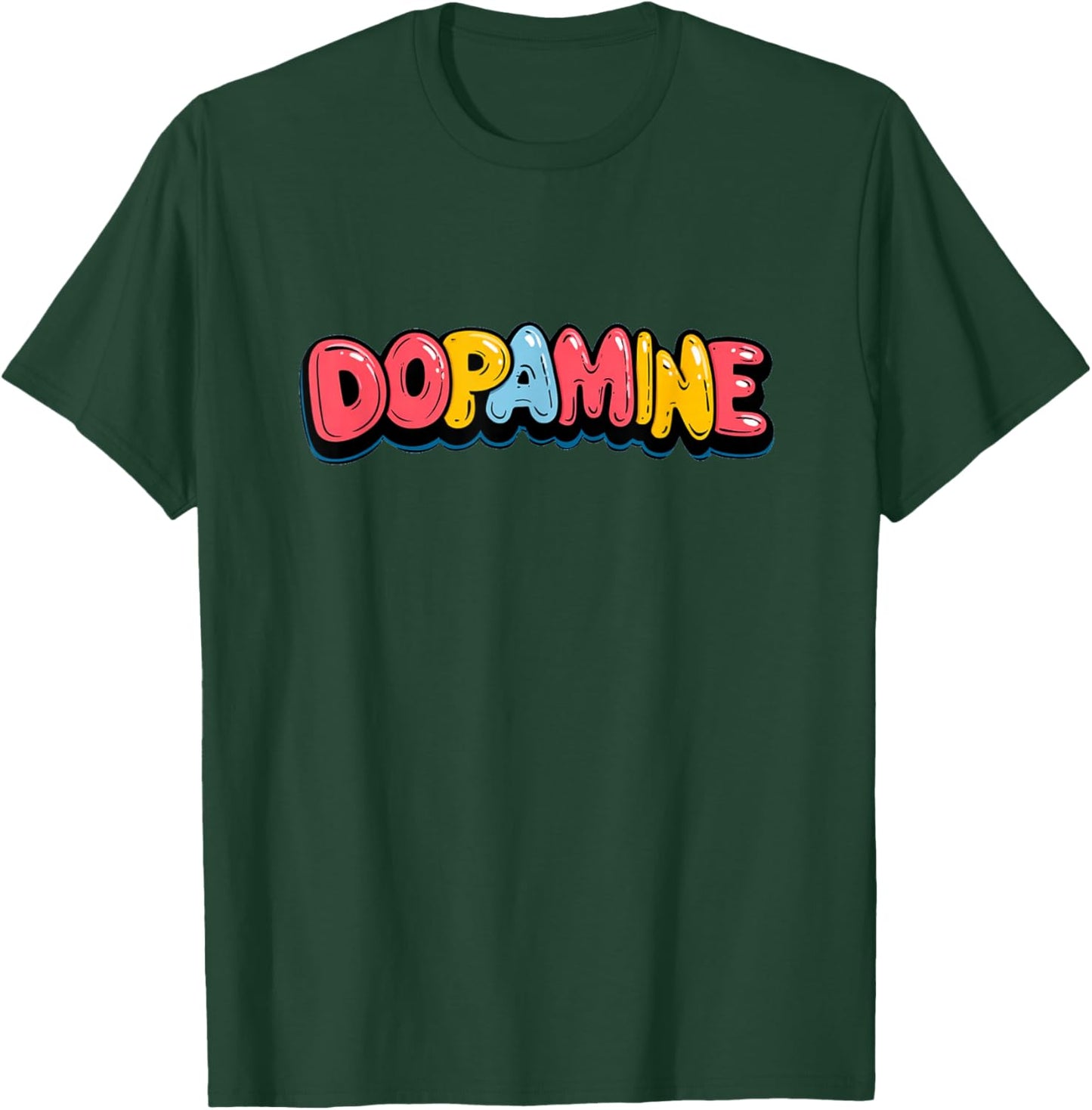 Colorful Dopamine Emblem Costume T-Shirt - T-Shirt | Forest
