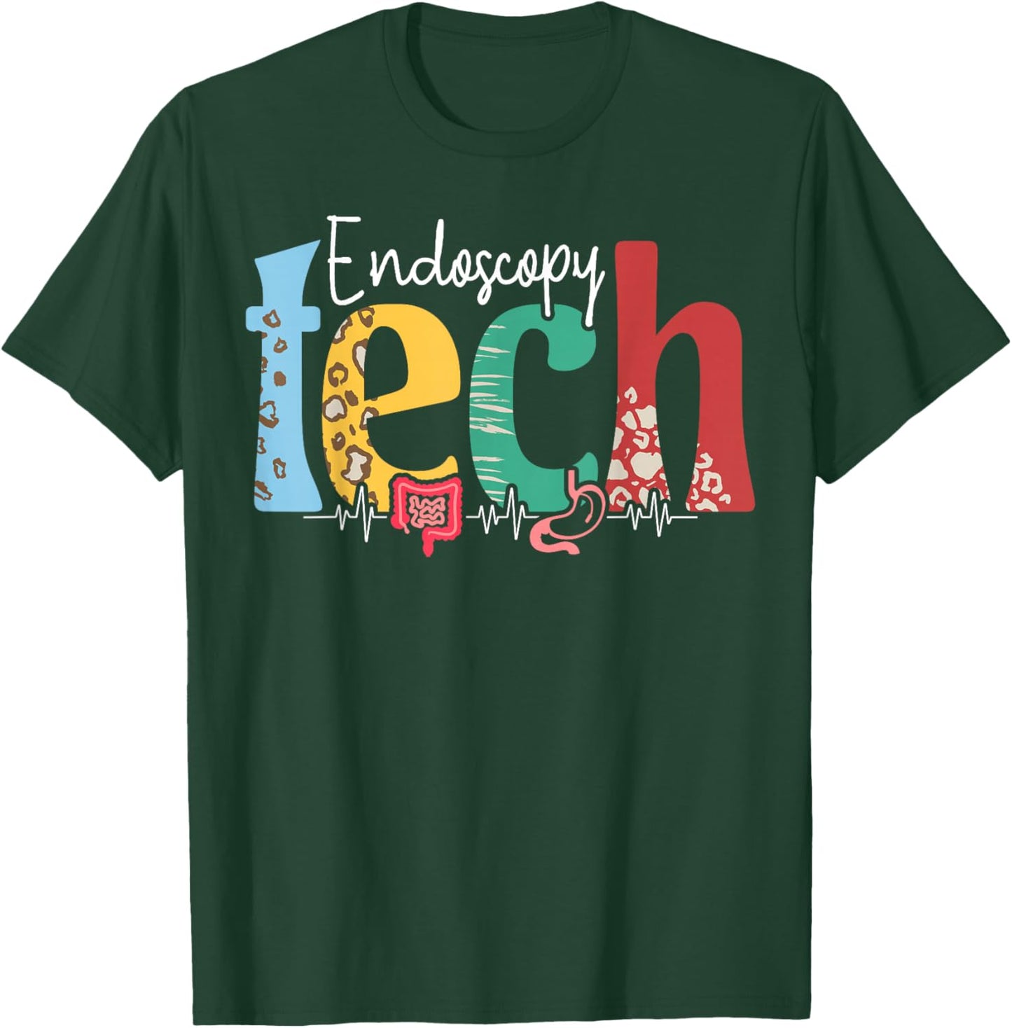 Endoscopy Tech Job Endoscopy Technician T-Shirt - T-Shirt | Forest