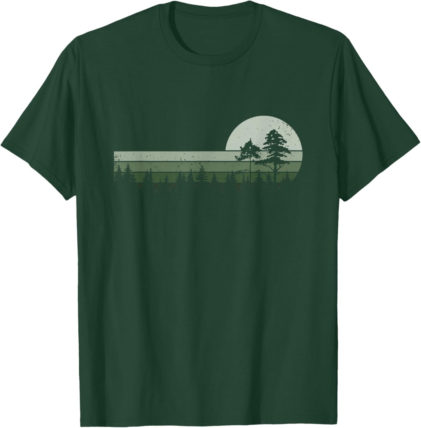 Vintage Forest Trees Wildlife Nature T-Shirt - T-Shirt | Forest